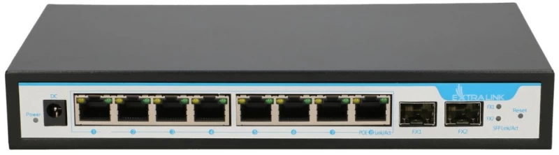 Extralink Ex.14312 Komutatorius (8x 10/100/1000 Poe )