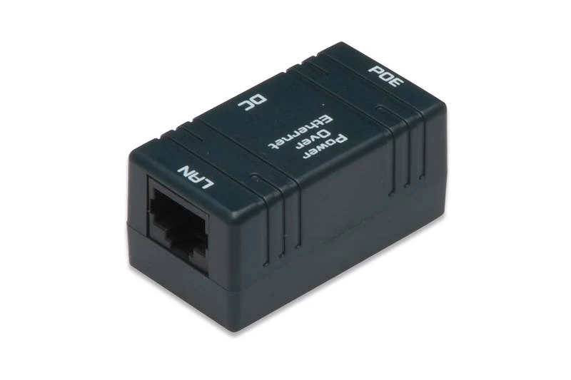 Fastethernet 10/100mbps Poe Adapteris / Maitinimo šaltinis, Nuolatinės Srovės 5,5 Mm Pasyvus