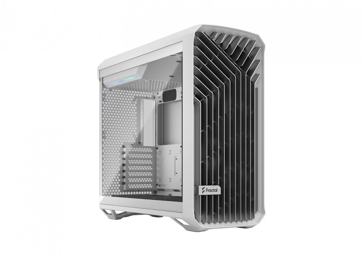 FDE Torrent White TG Cl ear Tint 5xFan ATX