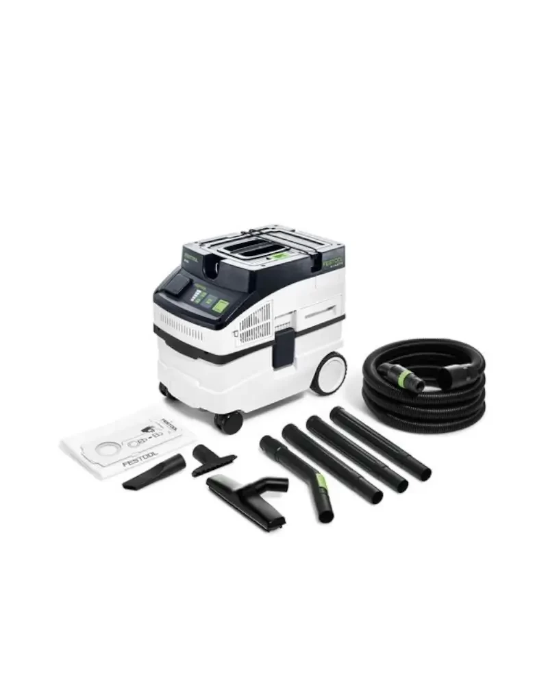 Festool dulkių siurblys CLEANTEC CT 15 E-Set Festool dulkių siurblys CLEANTEC CT 15 E-Set
