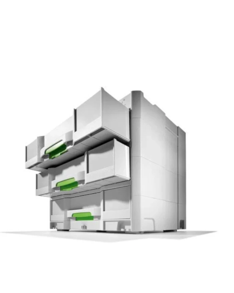 Festool Sortainer SYS 4 TL-SORT/3 dėžutė su stalčiais 200119 Festool Sortainer SYS 4 TL-SORT/3 dėžutė su stalčiais 200119