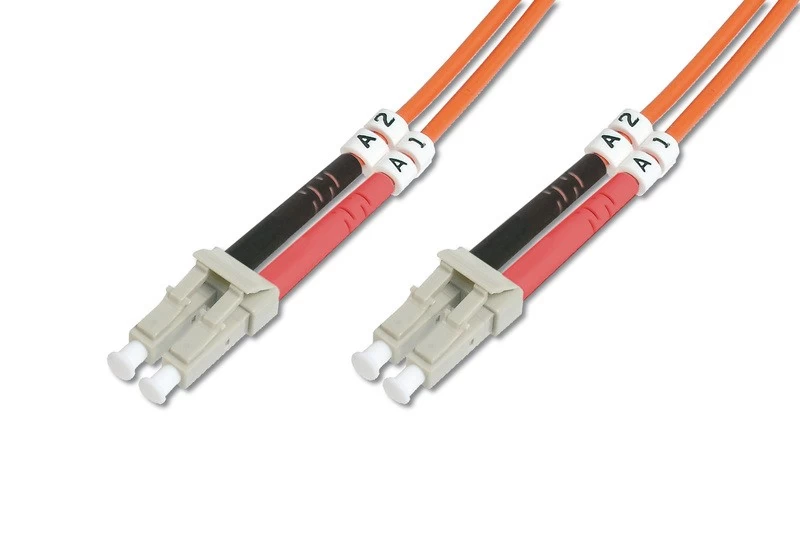 Fiber optic patch cord L C to LC MM 50/125 dpx 1