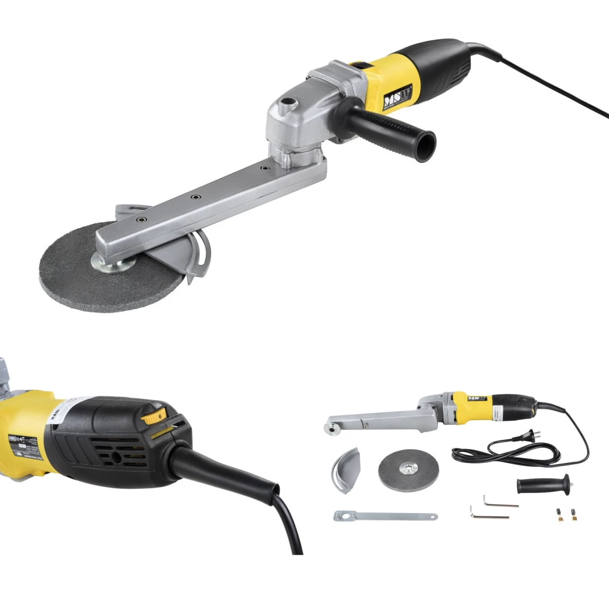 Filė Suvirinimo Diskinis šlifuoklis Msw-fil900s 900w Filė Suvirinimo Diskinis šlifuoklis Msw-fil900s 900w