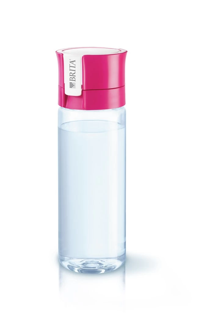 Filter Bottle Brita Fill&amp;Go + 4 pc(s) filter cartridges (0,6l; pink)