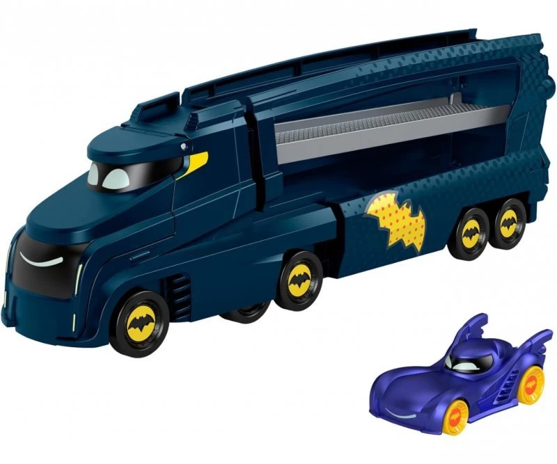 Fisher Price Hmx07 Rinkinys Dc Batwheels Bat Transporter Truck 2in1