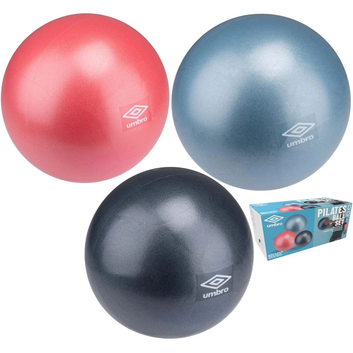 Fitneso Kamuolys 18cm 22cm 25cm 3 Vnt.