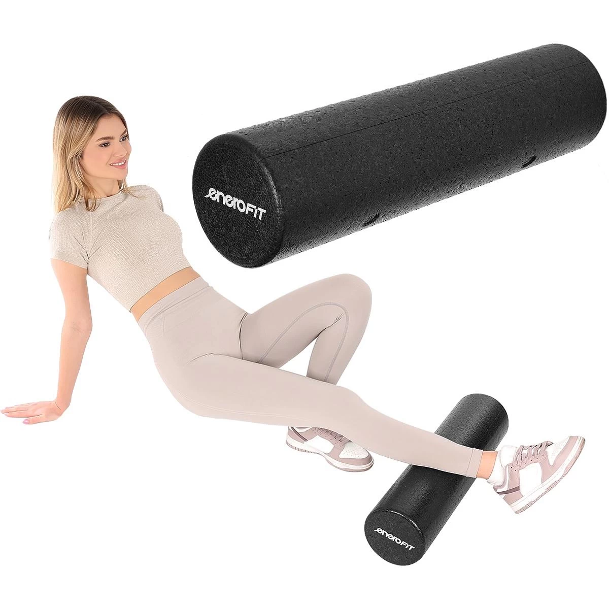 Fitness Roller Yoga Epp Black 15x60cm Enero Fit
