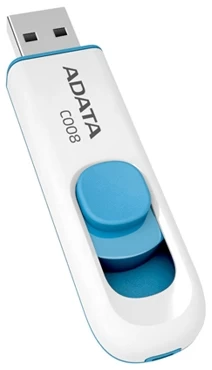 flash Atmintinė A-data C008 (16 Gb /usb 2.0 / Balta / Mėlyna )