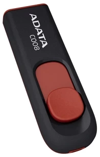 flash Atmintinė A-data C008 (32 Gb /usb 2.0 / Juoda / Raudona )