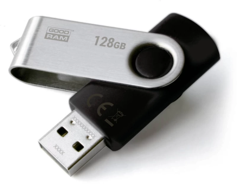 Flash Atmintinė Goodram Twister 128 Gb Usb 2.0 Black (128 Gb /usb 2.0 /black )