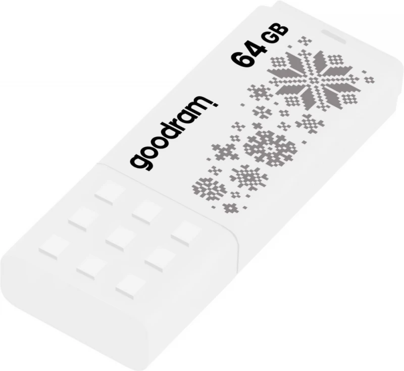 Flash Atmintinė Goodram Ume2 Winter (64 Gb /usb 2.0 / Balta Su Raštu )