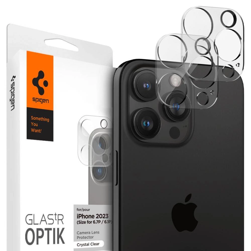 Fotoaparato Dangtelis iphone 14-15 Pro / Pro Max Skaidrus Kit 2vnt.
