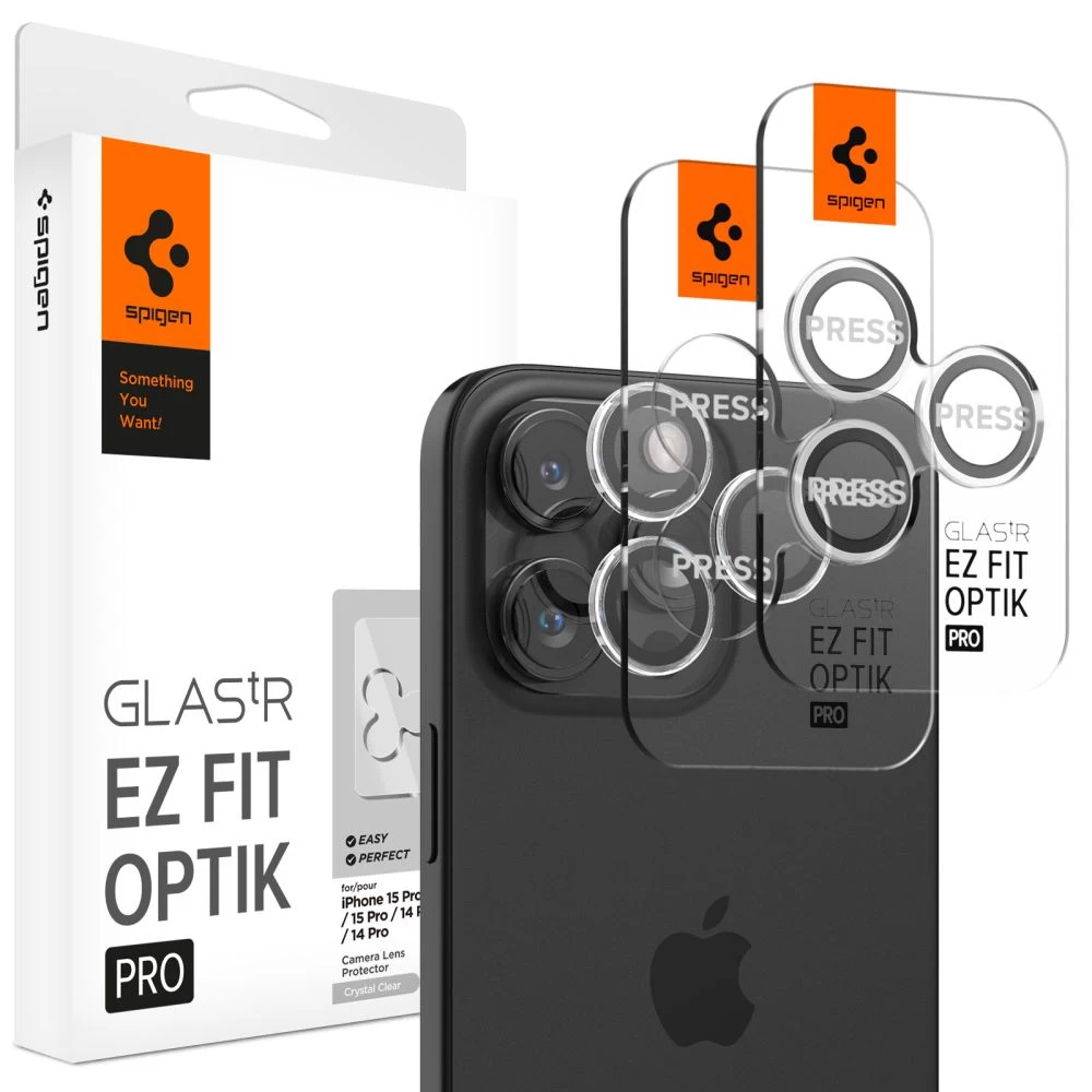 Fotoaparato Dangtelis iphone 15 Pro / 15 Pro Max / 16 Pro / 16 Pro Max glas.tr Ez Fit Optik Pro - 2 Vnt.