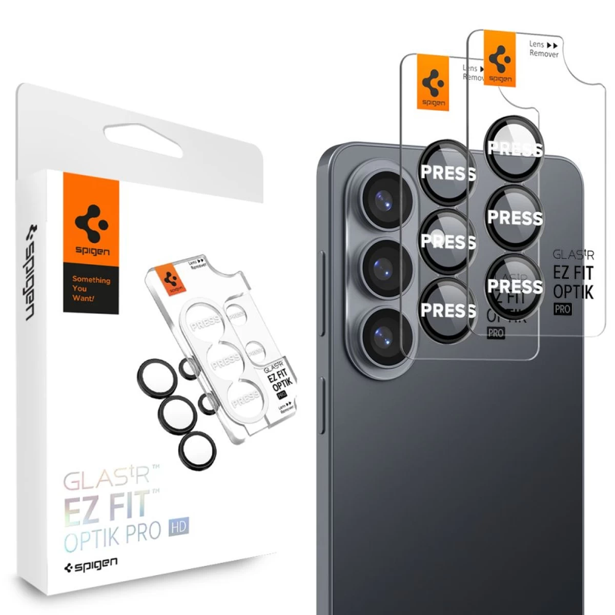 Fotoaparato Dangtelis samsung Galaxy S26 Glas.tr Ez Fit Optik Pro Hd Juodas - 2 Vnt.