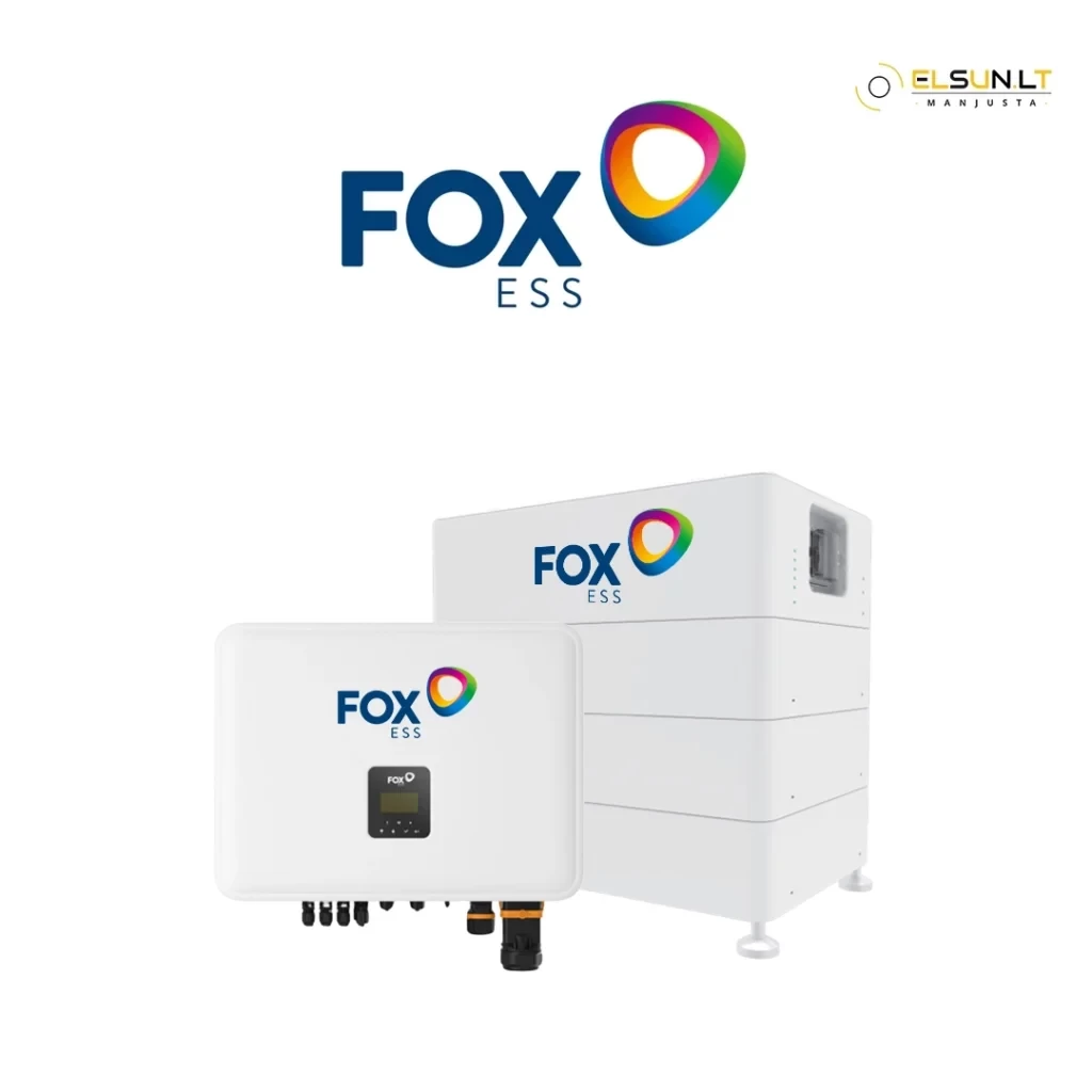 FoxESS 15 kW Hibridinis inverteris ir FoxESS CQ7 14.04kWh kaupiklis