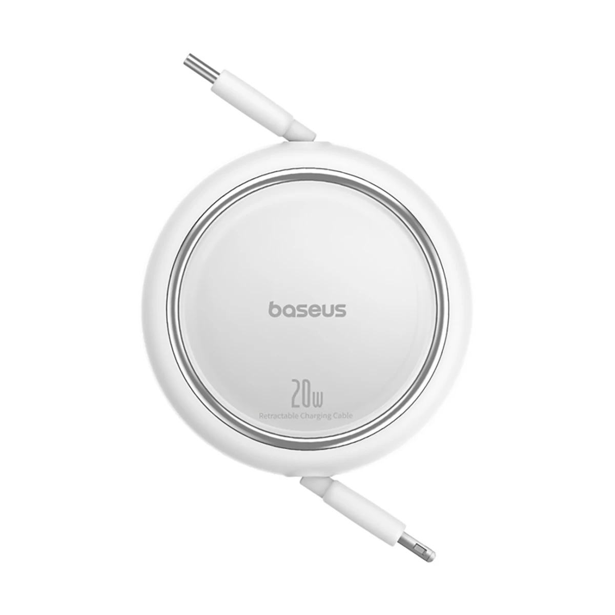 free2pull Usb-c - iphone Lightning Ištraukiamas Kabelis 20w 1 M - Baltas