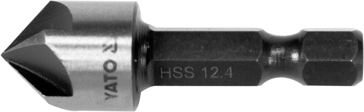 Freza/grąžtas metalui | HSS | Hex 6,3 mm (1/4) | Ø 12.4 mm (YT-44724)