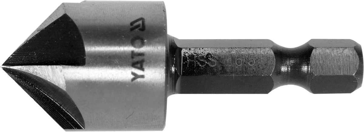 Freza/grąžtas metalui | HSS | Hex 6,3 mm (1/4) | Ø 16.5 mm (YT-44725)