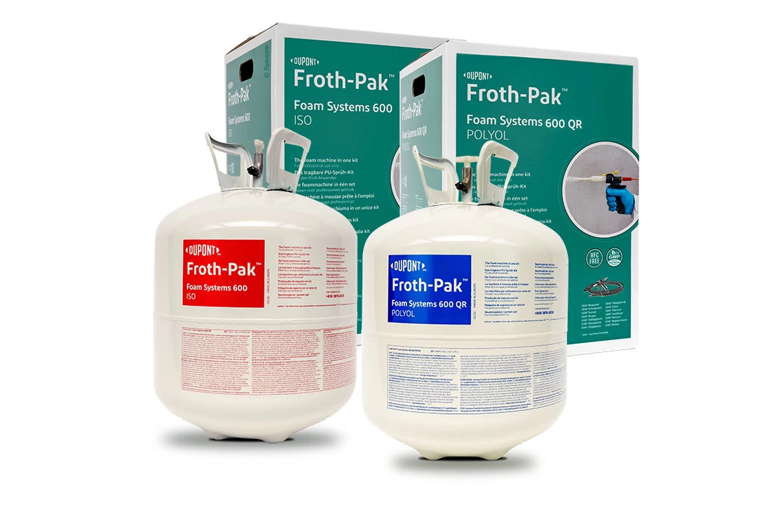 PU šilumos izoliacija FROTH-PAK 600 (A Polyolis + B Isocianatas) PU šilumos izoliacija FROTH-PAK 600 (A Polyolis + B Isocianatas)