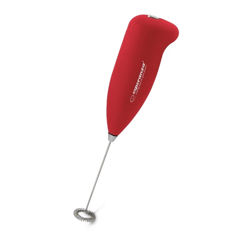 Frother hand for milk Esperanza Latte EKF001R (red color)