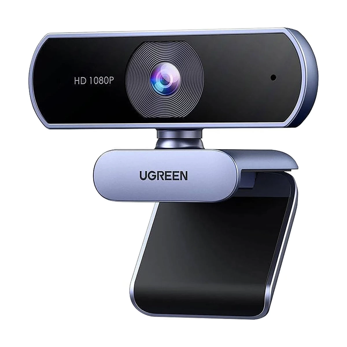 Full Hd Internetinė Kamera Su Mikrofonais, Skirta Usb-a Vaizdo įrašymui - Pilka