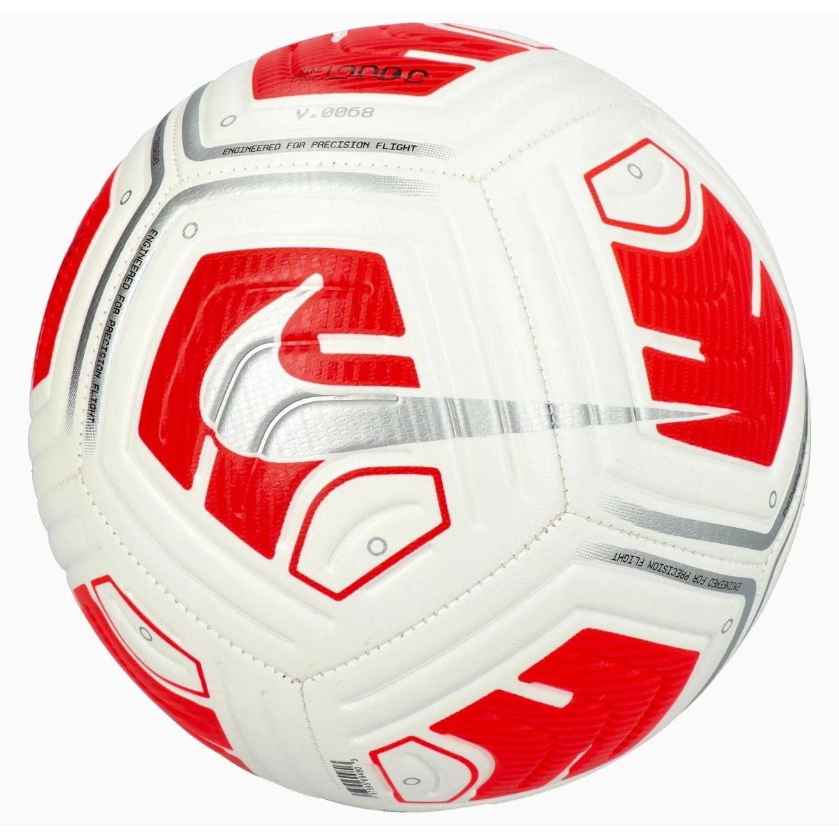 Futbolo Kamuolys Nike Strike White/bright Crimson/silver R.5