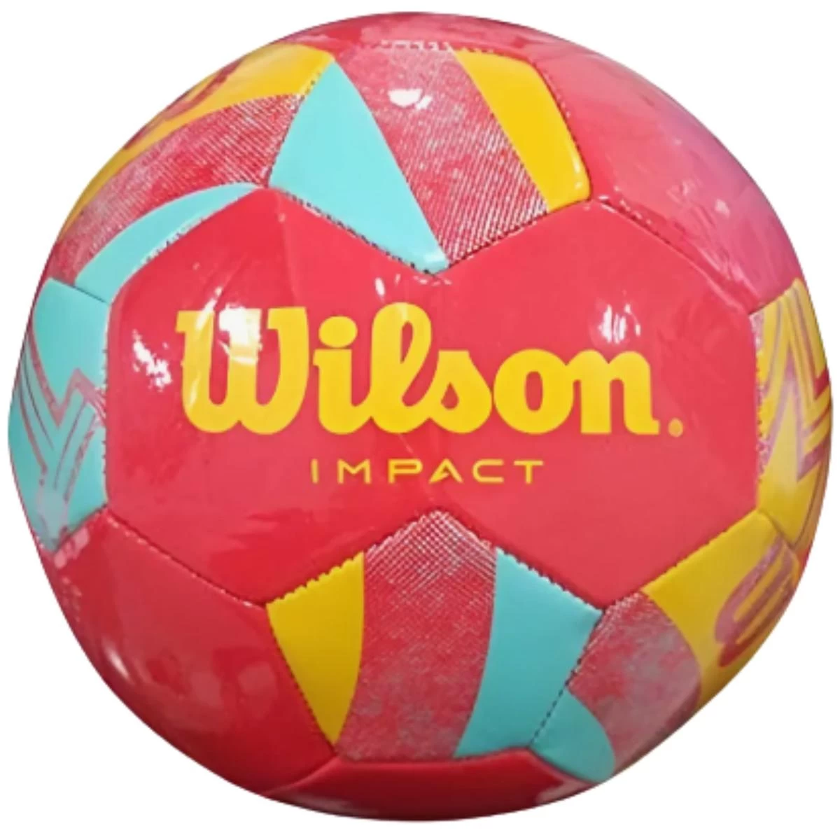 Futbolo Kamuolys Wilson Impact Sb Coral/yelllow/blue R.5