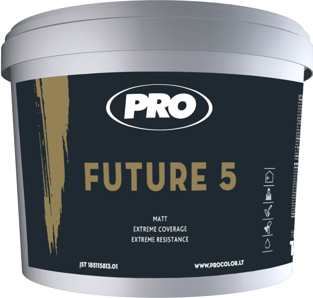 FUTURE 5 dažai sienoms