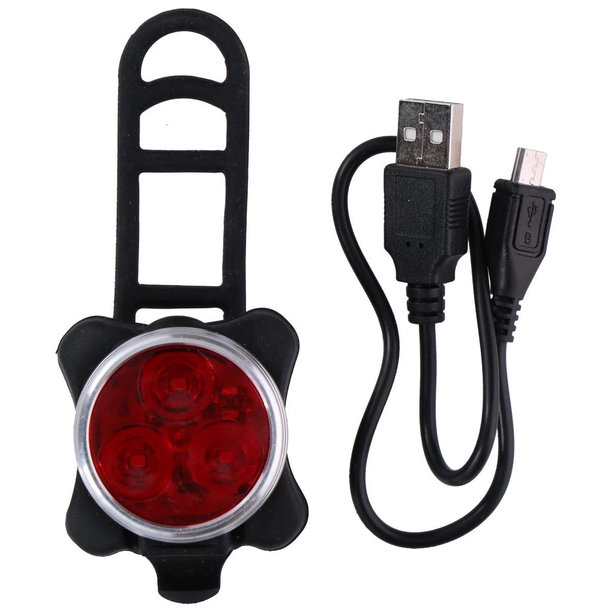 Galinis Dviračio žibintas 3 Vadovaujamas Smd Dunlop įkrovimo Usb