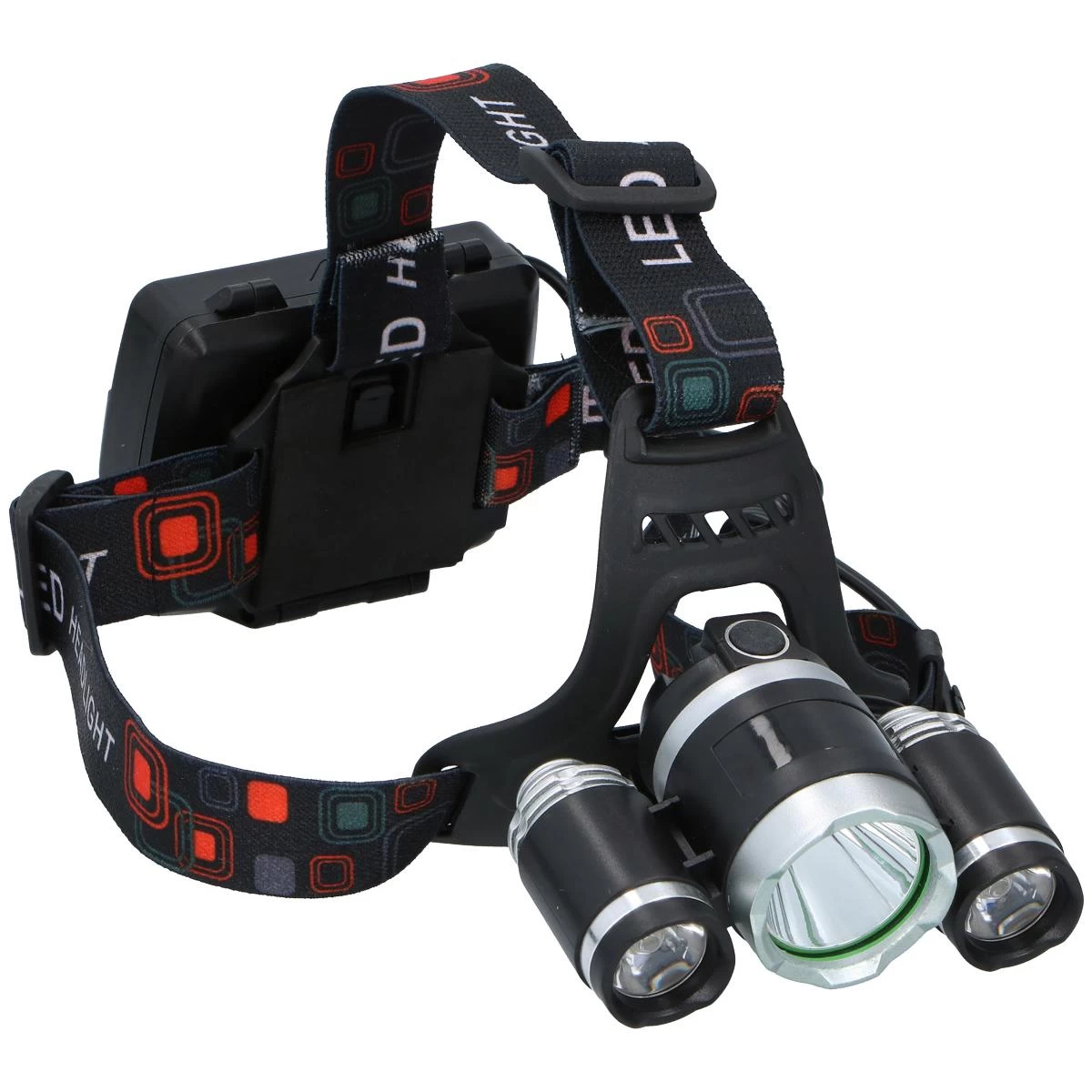 Galvos žibintuvėlis Touristic Deluxe 1 Led Ir 2 Cob Grundig