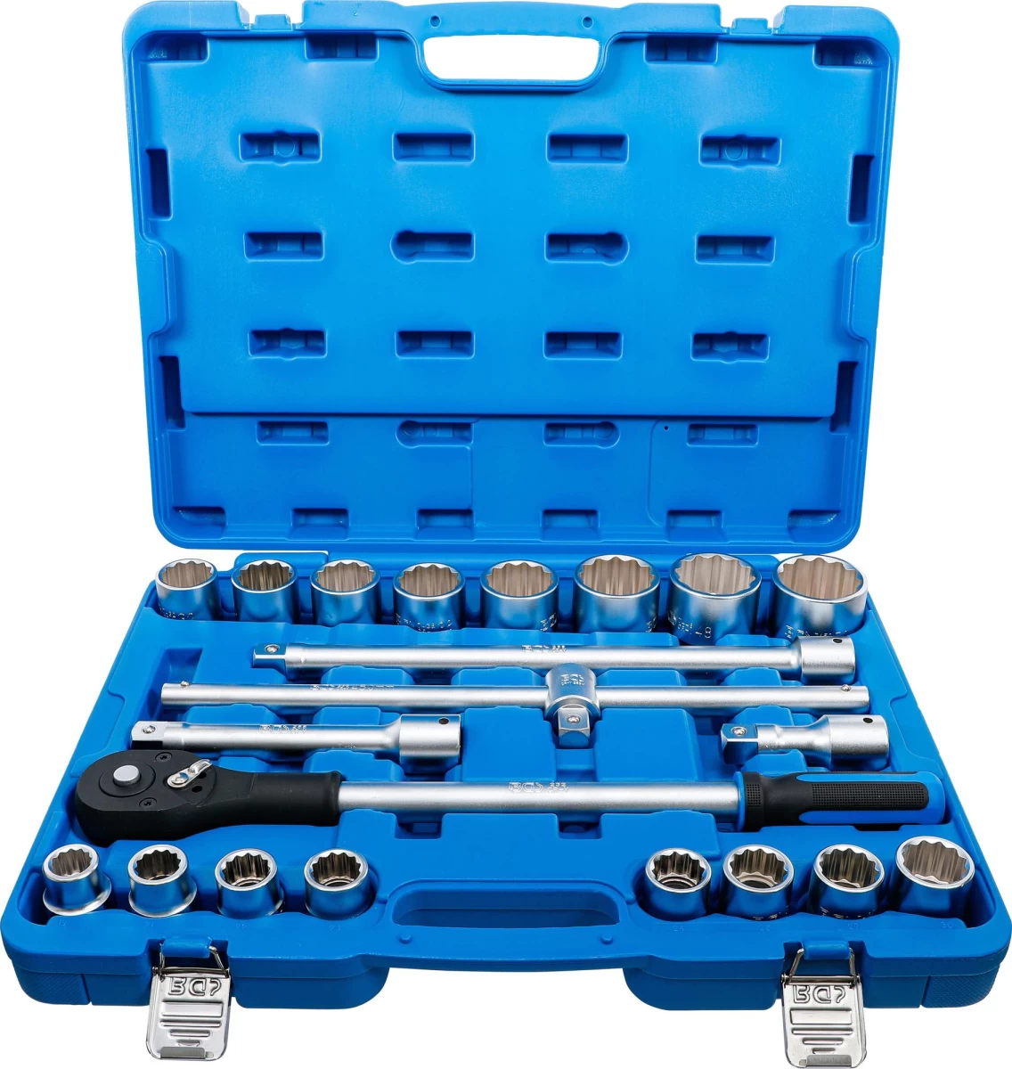 Galvučių komplektas 12 kampų | 20 mm (3/4) | 21 vnt. (1223)