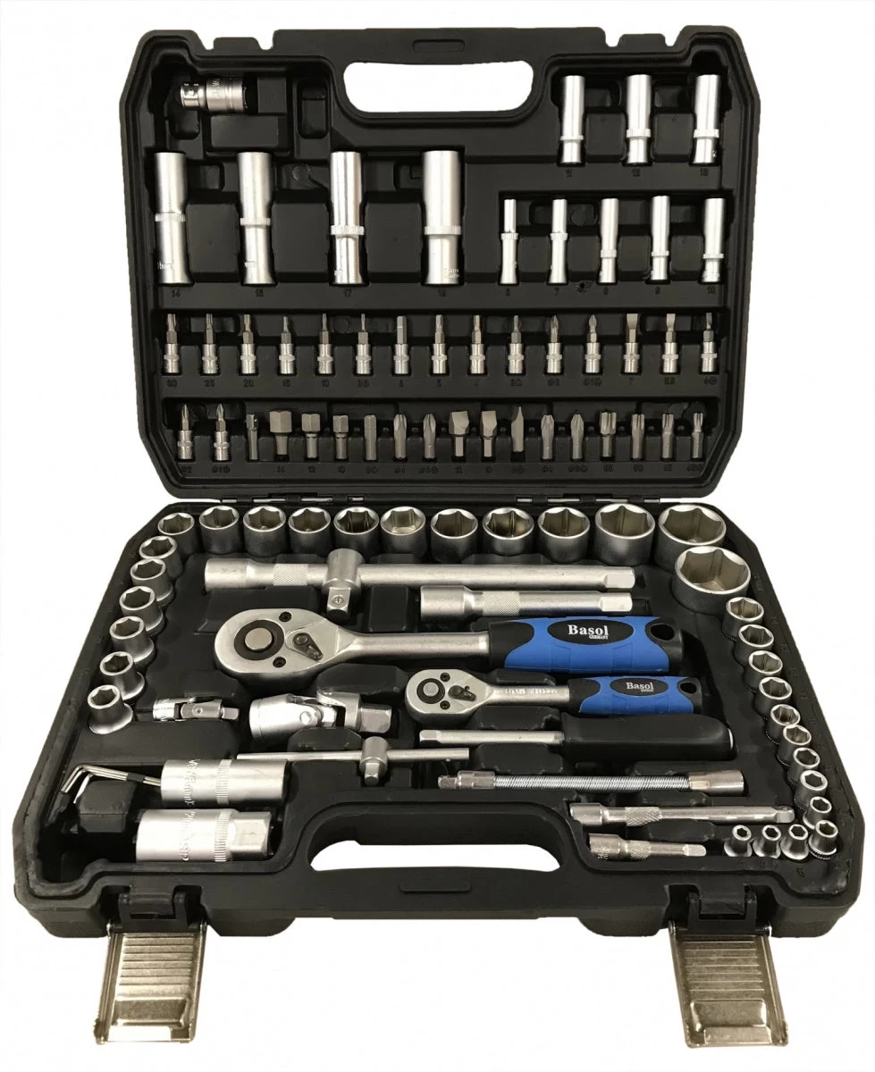 Galvučių rinkinys | 6.3 mm (1/4) + 12.5 mm (1/2) | 94 vnt. (BS78094)