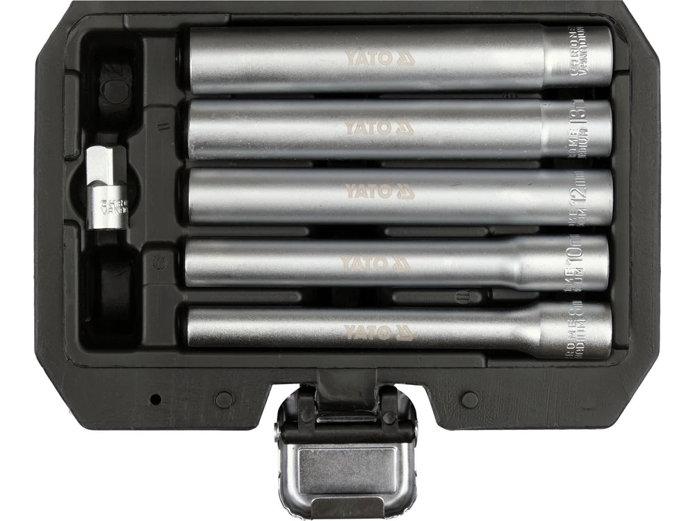 Galvučių rinkinys | Labai ilgos | 10 mm (3/8) | SW 8 - 14 mm (YT-38361)