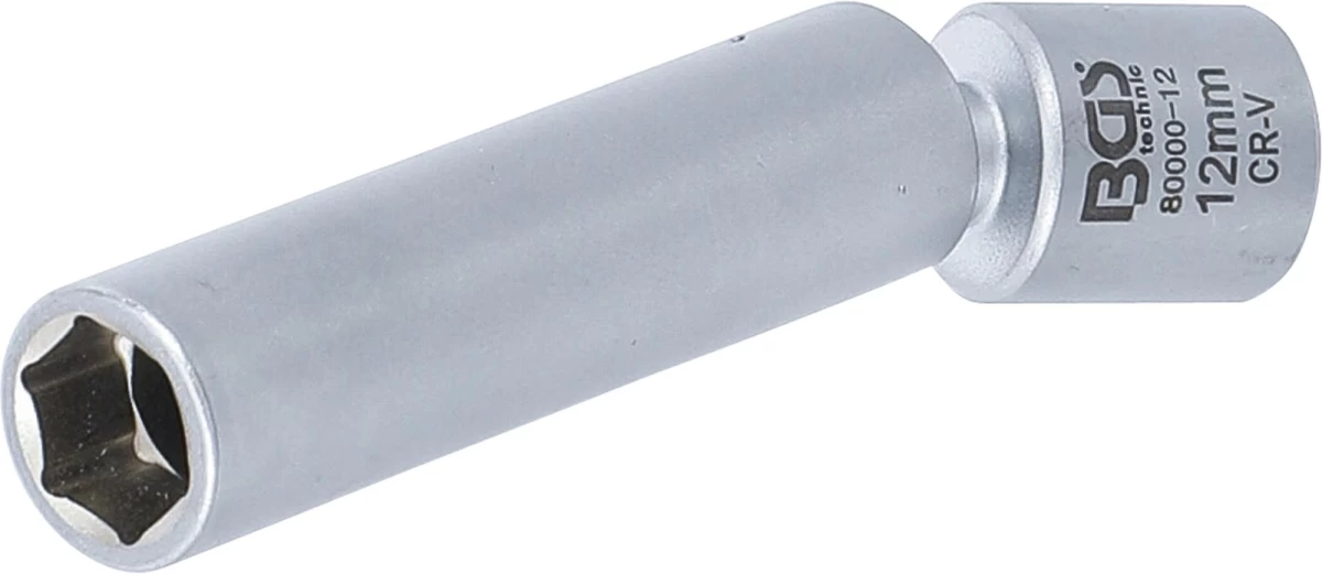 Galvutė kaitinimo ir uždegimo žvakėms | šarnyrinė | 10 mm (3/8) | 12 mm (80000-12)