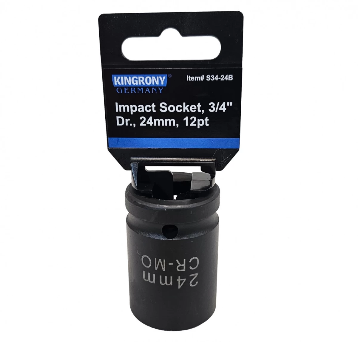 Galvutė smūginė | 12 kampų | 20 mm (3/4) | 24 mm (S34-24B)