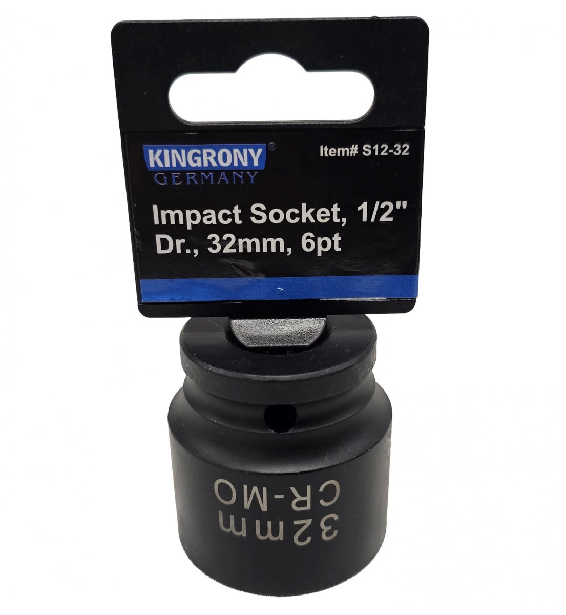 Galvutė smūginė šešiakampė | 12,5 mm (1/2) | 32 mm (S12-32)