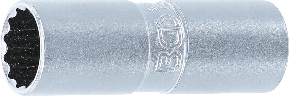 Galvutė žvakėms su guminiu laikikliu, 12 kampų | 12,5 mm (1/2) | 16 mm (2385)
