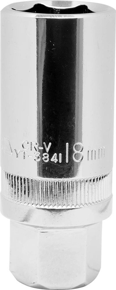 Galvutė žvakinė 3/8, 18 mm (YT-3841)