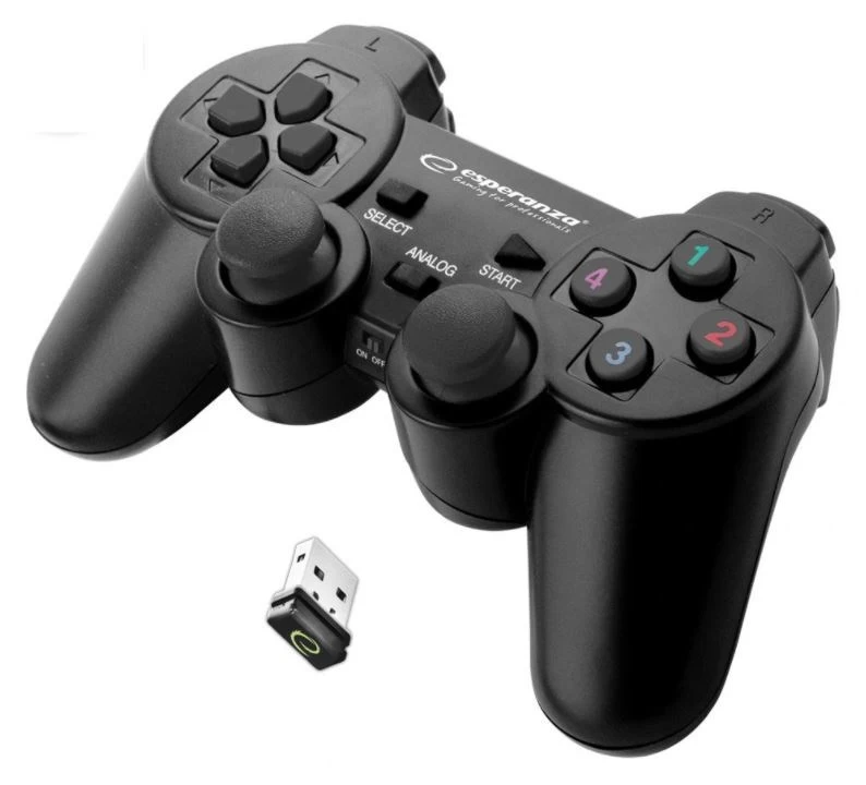 Gamepad wireless Esperanza EGG108K (PC, PS3; black color)