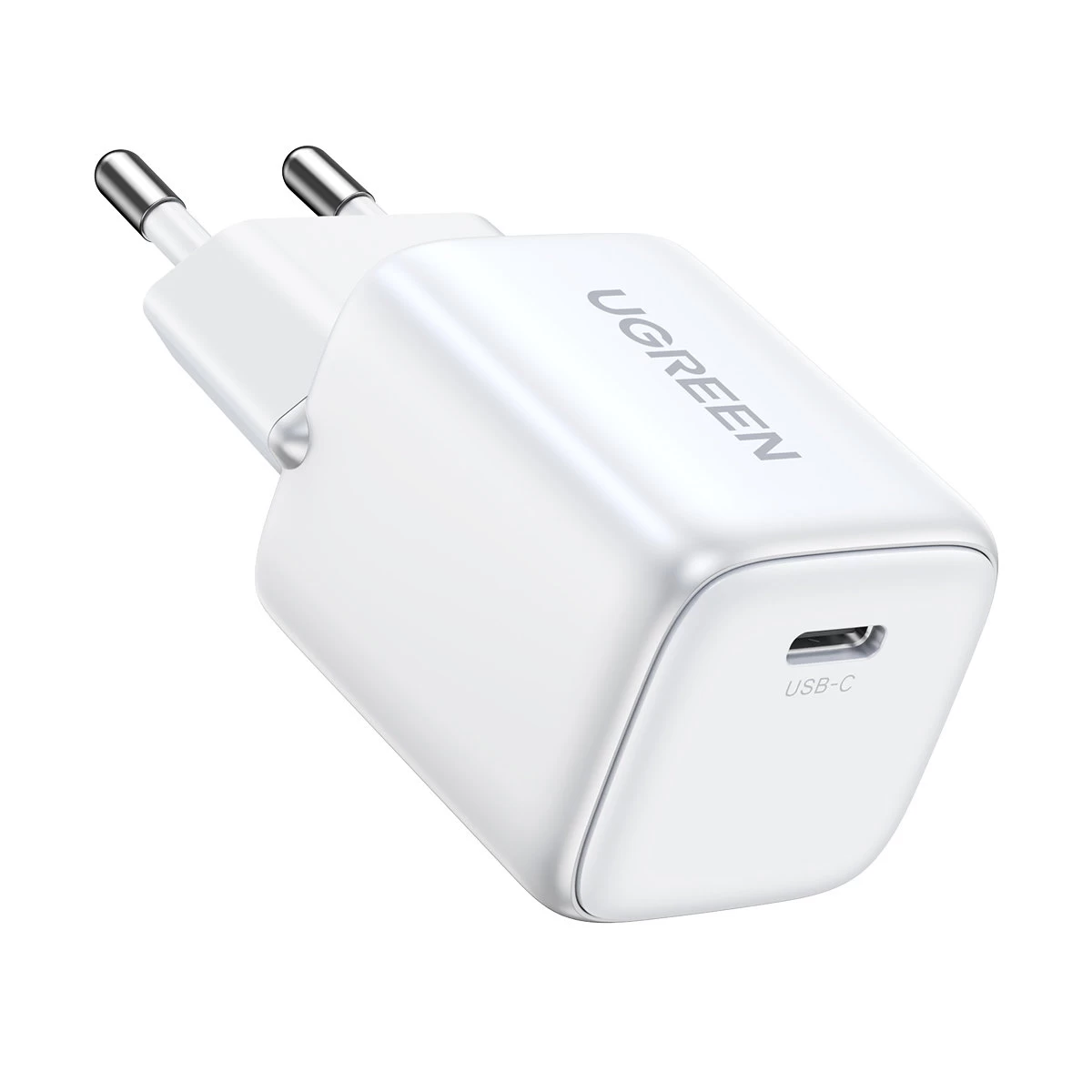 Gan 1x Usb-c 30w Pd Nexode Mini Greitasis įkroviklis Baltos Spalvos