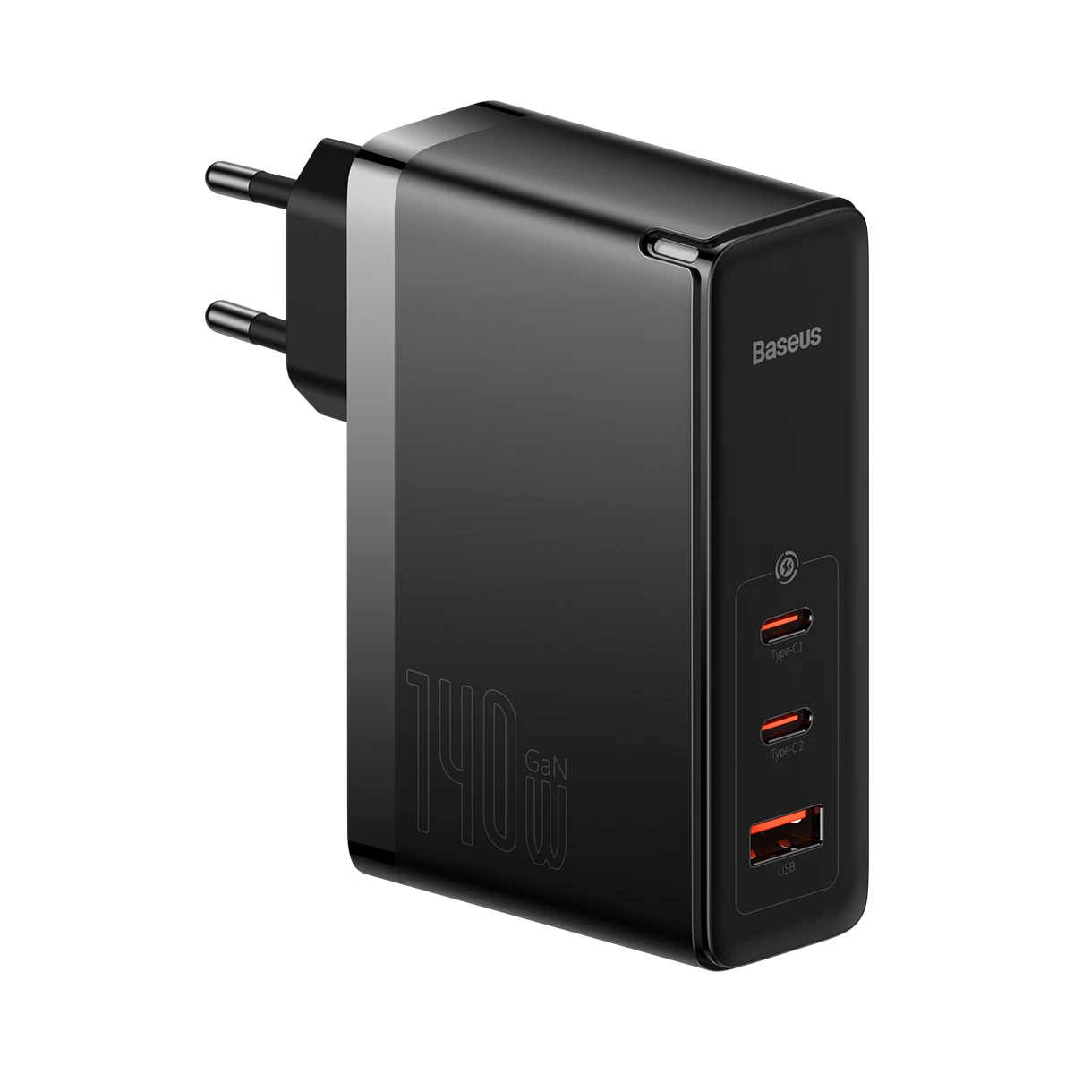 Gan5 Pro 2xusb-c+usb-a 140w Es Greitasis įkroviklis - Juodas