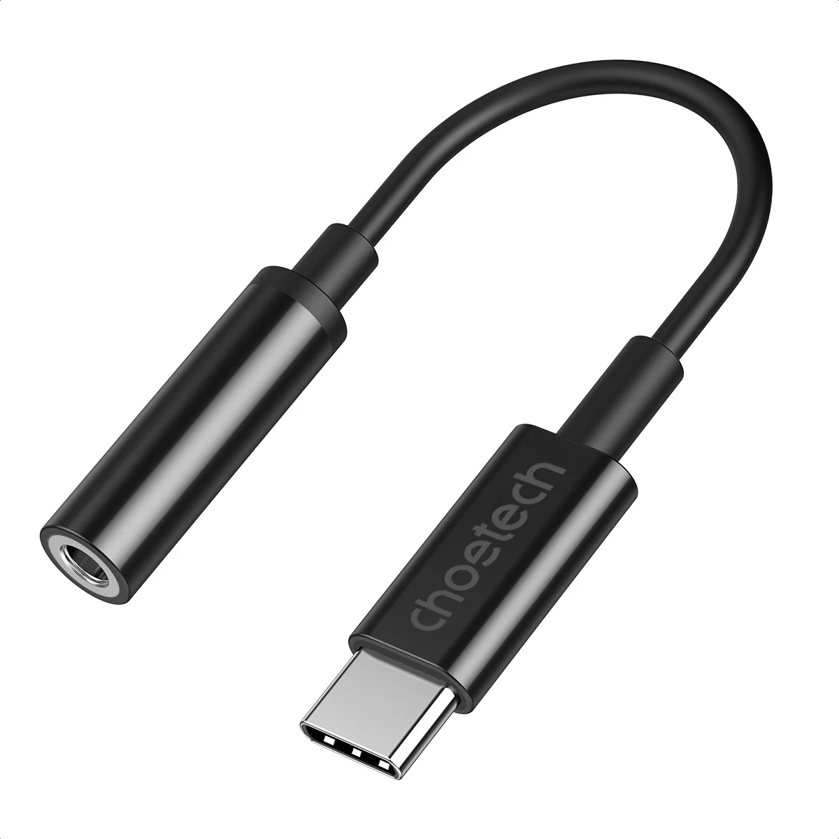 Garso Adapteris Usb-c - Jack 3,5 Mm 11 Cm, Juodas Garso Adapteris Usb-c - Jack 3,5 Mm 11 Cm, Juodas
