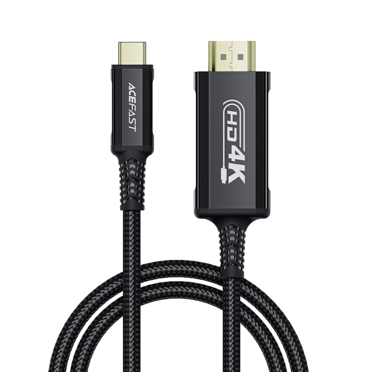 Garso Ir Vaizdo Kabelis Usb-c - Hdmi 4k 60hz Hdr 1,8 M - Juodas