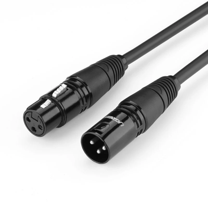 Garso Kabelio Ilgintuvas Xlr Mikrofonui 3 M Juodas