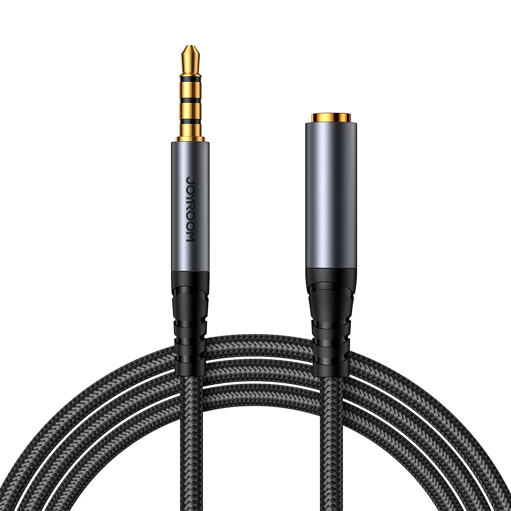 Garso Kabelio Prailgintuvas Stereo Aux 3,5 Mm Mini Lizdas 1,2 M Juodas