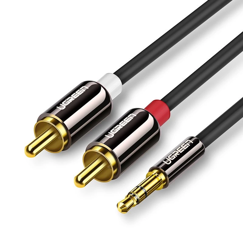 Garso Kabelis 3,5 Mm Mini Lizdas - 2rca 2 M Juodas