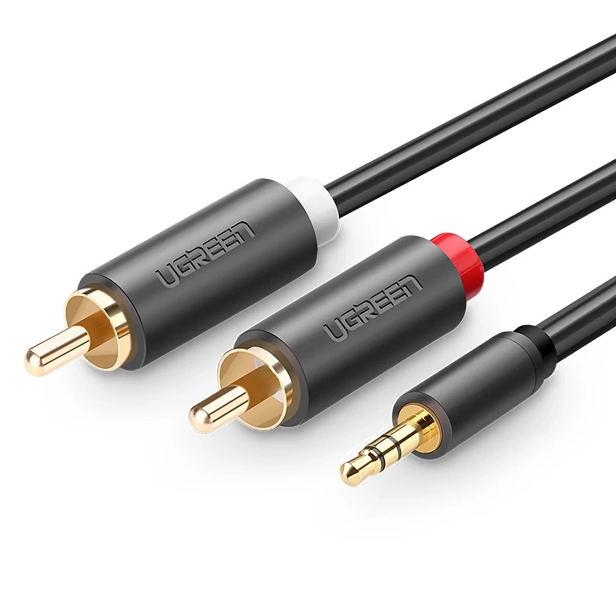 Garso Kabelis 3,5 Mm Minijack (vyriškas) - 2rca (vyriškas) 3 M - Pilkas