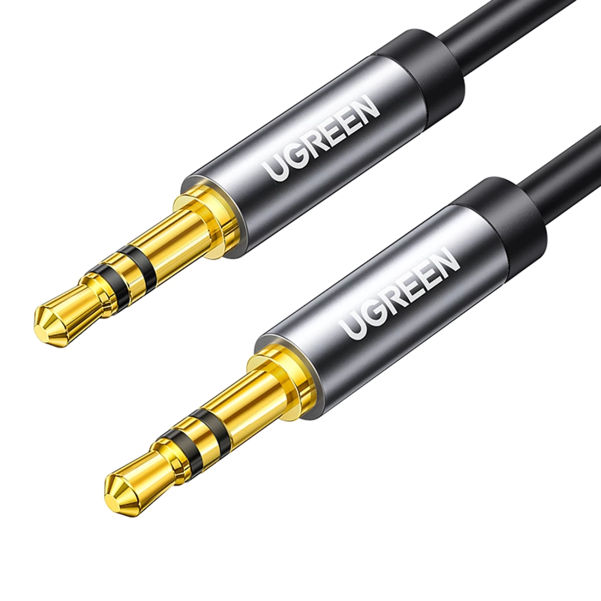 Garso Kabelis Aux Mini Jack 3,5 Mm 1 M - Juodas