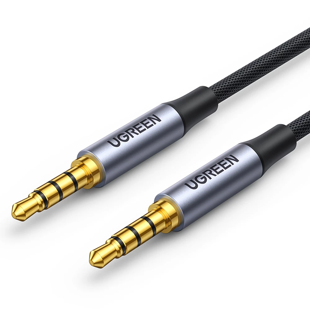 Garso Kabelis Aux Mini Lizdas 3,5 Mm Vyriškas 2 M Juodas