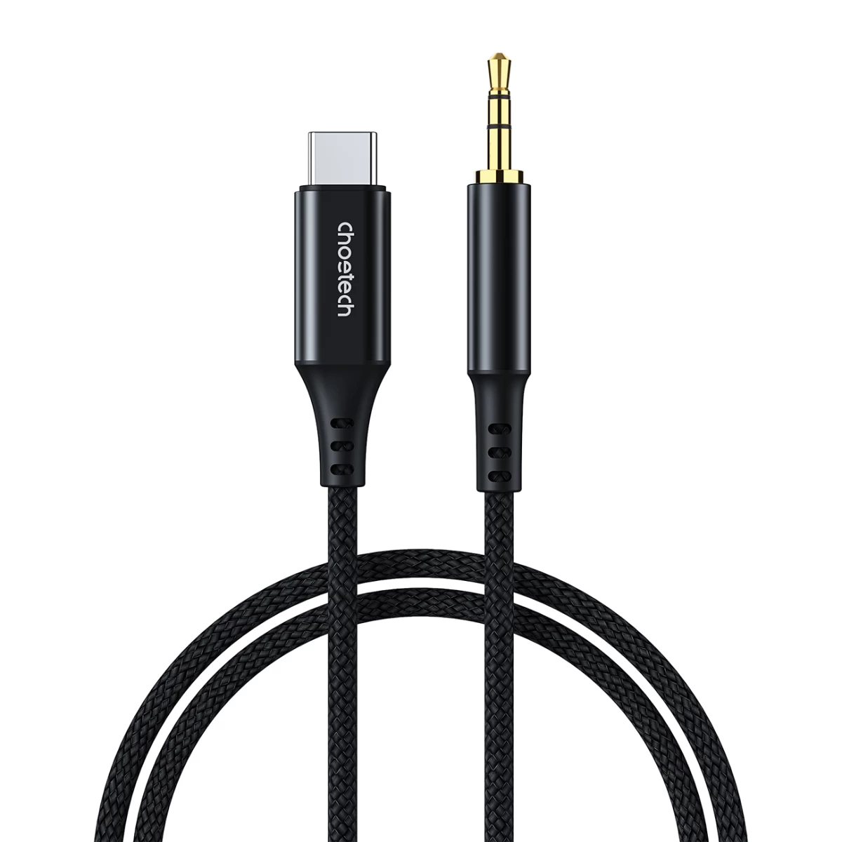 Garso Kabelis Aux Usb-c - Mini Lizdas 3,5 Mm 2 M - Juodas